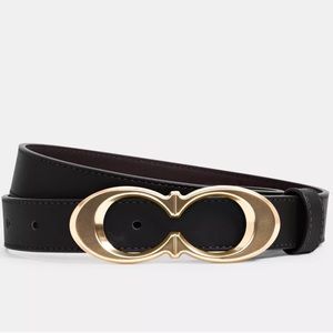 Coach Signature Buckle Belt